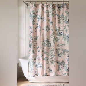 ✨NWT ANTHROPOLOGIE PRINTED COTTON SLUB SHOWER CURTAIN COLLECTION✨